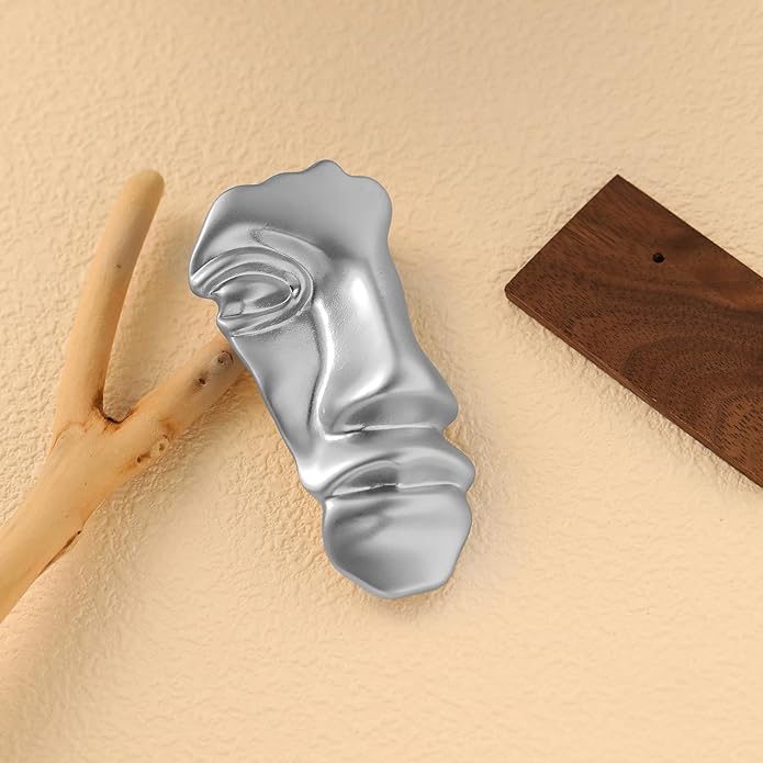 Figure Face Mask Brooch - Vintage Minimalist Metal Brooches Women Men