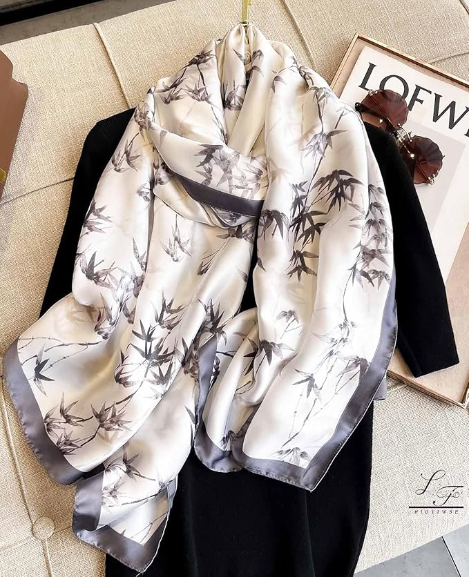 Hioyiwse Shawl Scarf For Women Lightweight Scarves Floral Pattern Formal Evening Dressesformal Shawl Summer Wraps