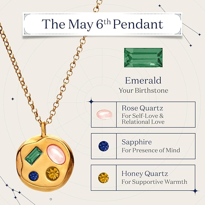 Birthdate 14k Gold Necklace for Women - 16-20in Adjustable 14 Karat Gold Chain with Lobster Clasp - Cadenas de Oro 14k Puro Para Mujer, Ladies Jewelry Birthstone