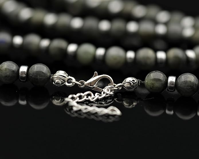 Natural Carnelian Agate Silver Pendant, Genuine Black Onyx Beaded Necklace, Gemstone Strong Necklace, 18x13 Cabachon, Fashion Dainty Jewelry, Healing Crystal Chakra Necklace, Minimalist Necklace