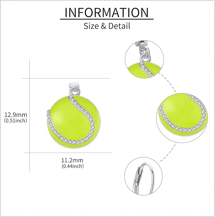 YFN Sports Jewelry Earrings 925 Sterling Silver Baseball Softball Basketball Rugby Football Tennis Volleyball Earrings for Women and Sports Fans Gifts