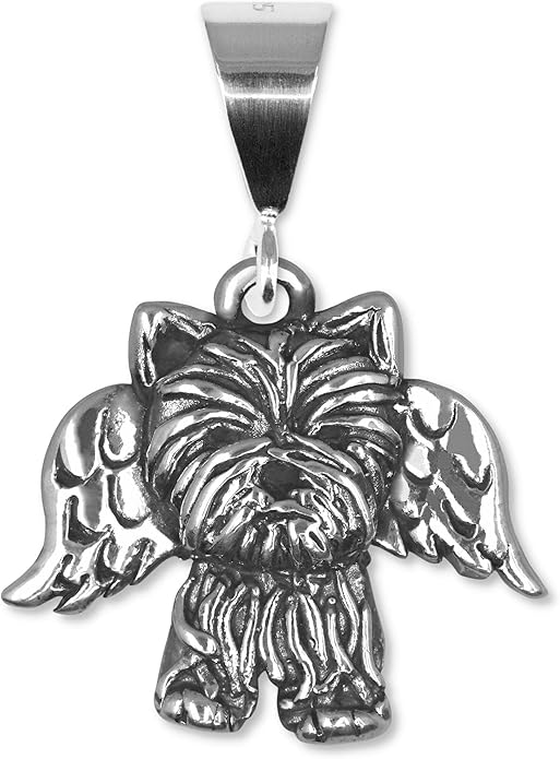 Sterling Silver Yorkie Pendant Gifts for Women - Yorkshire Terrier Gifts – Handcrafted in the USA