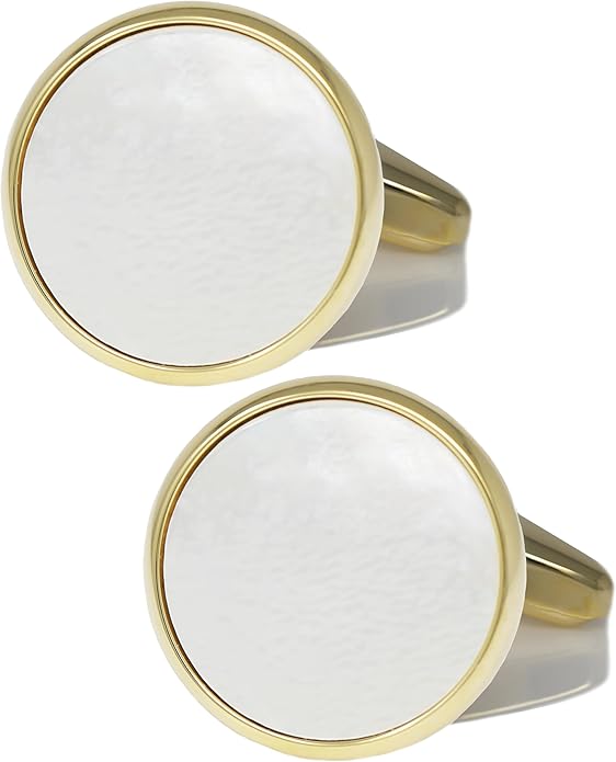 MENDEPOT Men Formal Wear Dress Shirt Cufflinks And Studs Set With Box Wedding Groom Groomsmen Gift