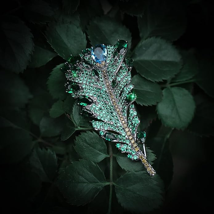 AILONMEI Brooch Pins For Women Fashion, Flower Brooches Jewelry For Women Floral Series Brooches And Pins Designer Lady's Costume