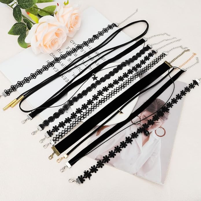 Choker Necklace for Women, Choker Necklaces for Woman, Black Choker, Chokers for Women