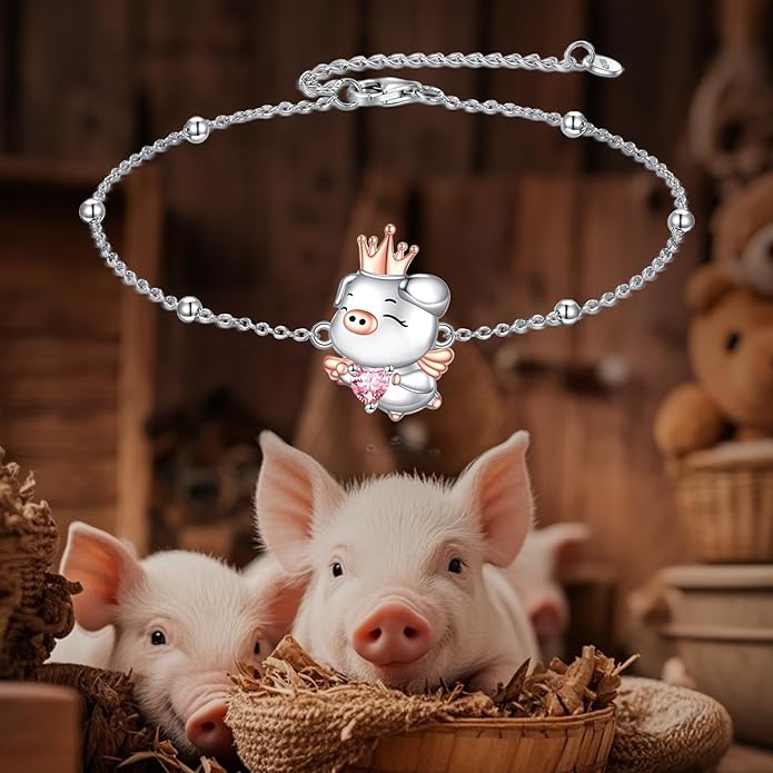 Animal Bracelet for Women 925 Sterling Silver Cat/Dolphin/Turtle/Horse Bracelet Jewelry Gifts