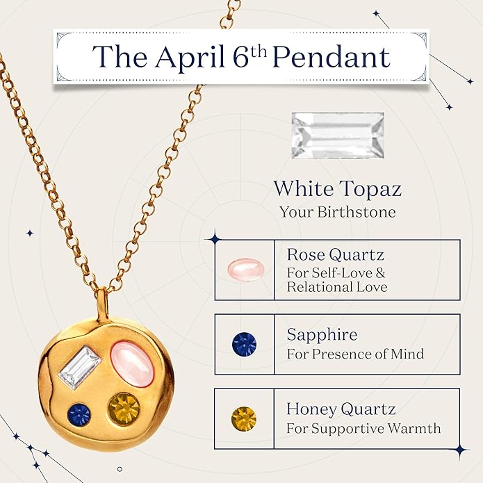 Birthdate 14k Gold Necklace for Women - 16-20in Adjustable 14 Karat Gold Chain with Lobster Clasp - Cadenas de Oro 14k Puro Para Mujer, Ladies Jewelry Birthstone
