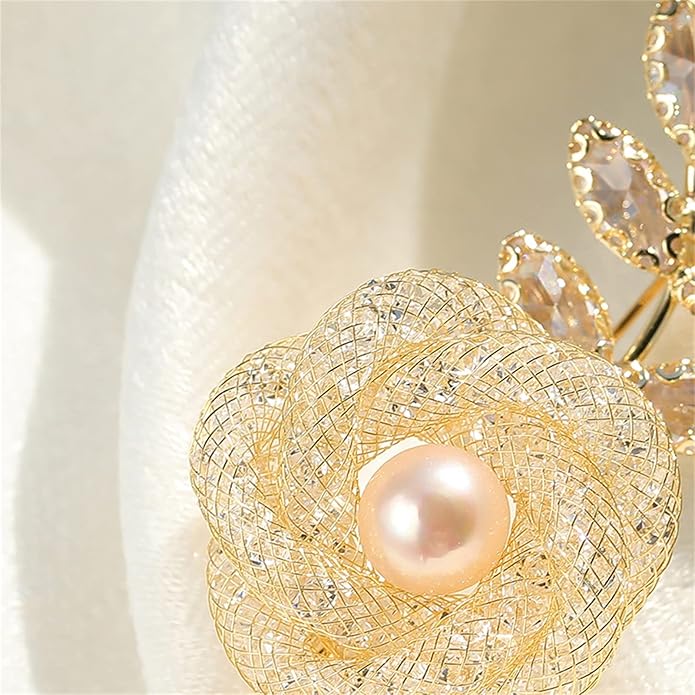AILONMEI Brooch Pins For Women Fashion, Flower Brooches Jewelry For Women Floral Series Brooches And Pins Designer Lady's Costume