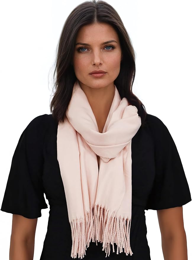 Ocomfly 100% Pashmina Scarf for Women - Premium Womens Scarves - Gift Boxed - Shawls or Wraps - Ultra Soft and Warm