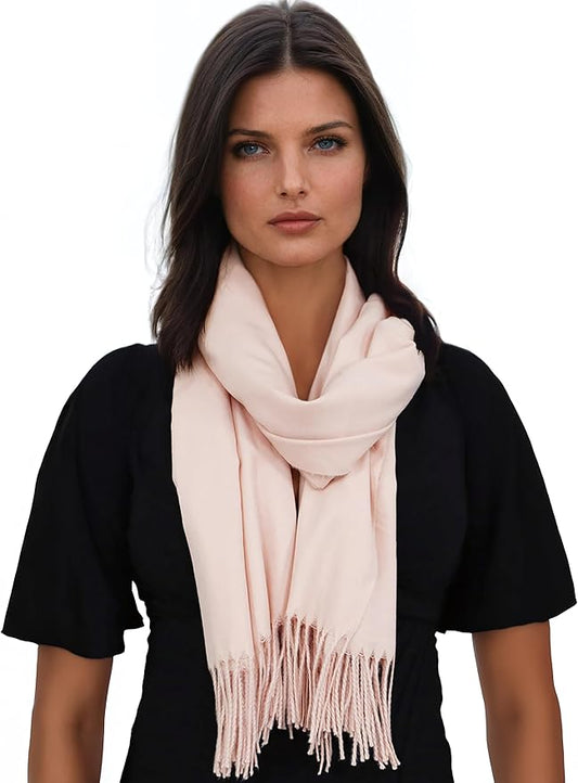 Ocomfly 100% Pashmina Scarf for Women - Premium Womens Scarves - Gift Boxed - Shawls or Wraps - Ultra Soft and Warm