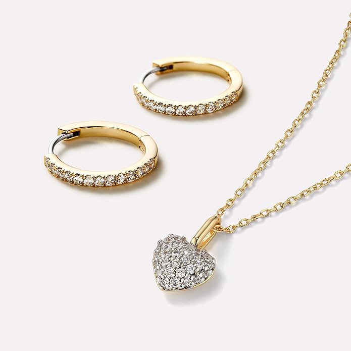 Ana Luisa Pendant Necklaces for Women - 14K Gold Plated and Silver Rhodium Necklace - Pearl, Heart, Circle, Moonstone, Gemstone, Knot Charm Styles - Hypoallergenic, Dainty, Trendy Layering Necklaces