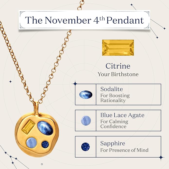 Birthdate 14k Gold Necklace for Women - 16-20in Adjustable 14 Karat Gold Chain with Lobster Clasp - Cadenas de Oro 14k Puro Para Mujer, Ladies Jewelry Birthstone