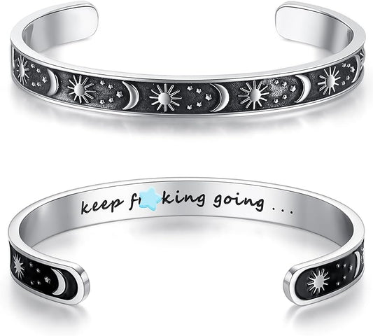 SAM & LORI Personal Bracelets for Teens/Women-Inspirational Jewelry Gifts (Various Designs) for Daughter/Sister/Mom/Friends-Adjustable Bracelet in a Pretty Gift Box