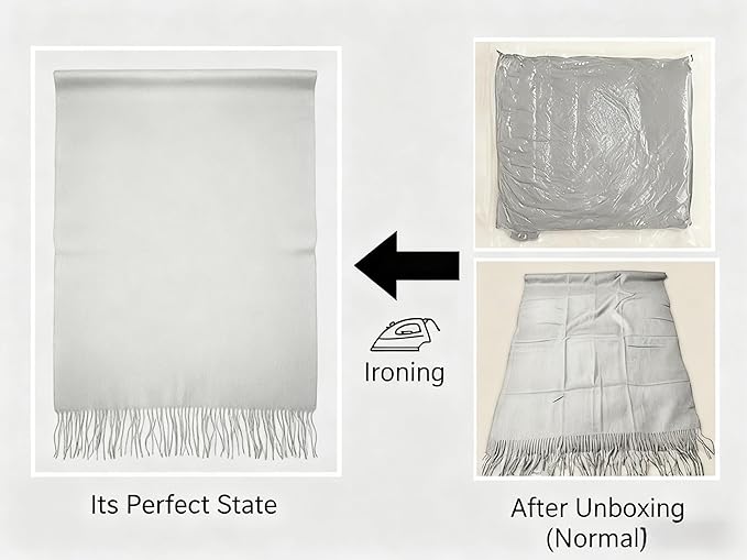 Temminc Winter Scarf for Women - Soft Warm Pashmina Shawl Wrap, Lightweight Fashion Blanket Travel Shawl, Solid Color Scarf