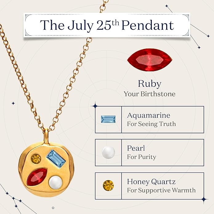 Birthdate 14k Gold Necklace for Women - 16-20in Adjustable 14 Karat Gold Chain with Lobster Clasp - Cadenas de Oro 14k Puro Para Mujer, Ladies Jewelry Birthstone