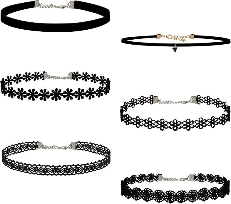 Choker Necklace for Women, Choker Necklaces for Woman, Black Choker, Chokers for Women
