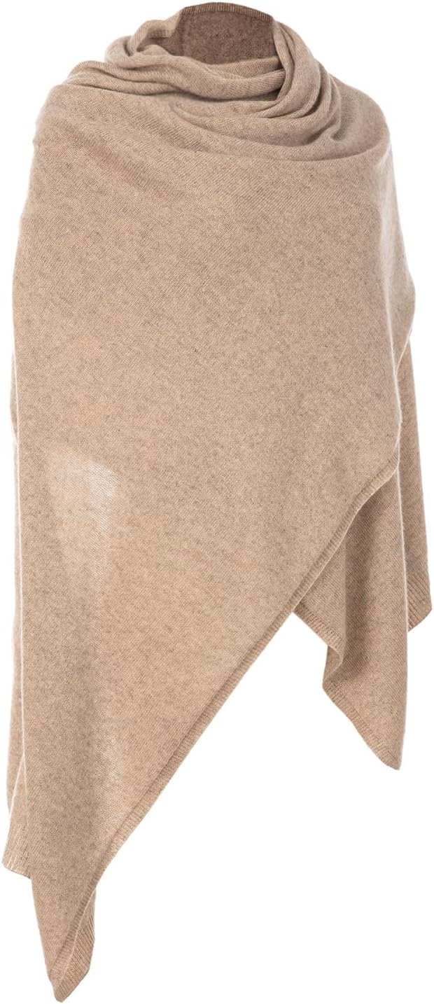 ENETIX Women's Cashmere Wool Oversized Shawl Wrap, Solid Color Pashmina Ultra Soft Stole Scarf for Women with Gift Box