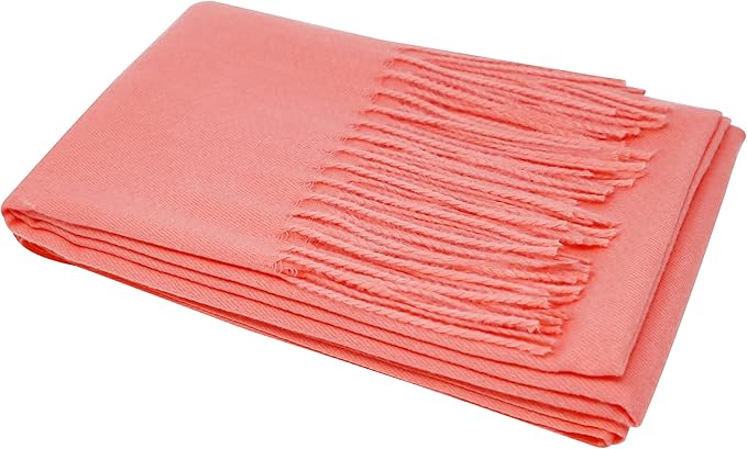 Ocomfly 100% Pashmina Scarf for Women - Premium Womens Scarves - Gift Boxed - Shawls or Wraps - Ultra Soft and Warm