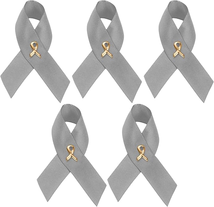 1/2/5/10/25/50/100pcs Satin Awareness Ribbon Pins (Pick your color), for Cancer & Disease Awareness, Bulk Quantities for Fundraising, Events, Gift Giving