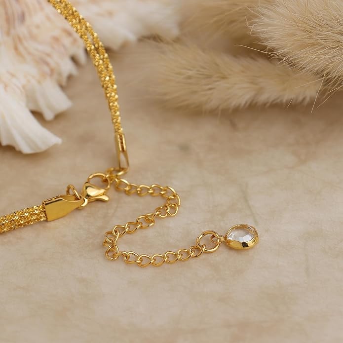 Dainty Gold Shell Pearl Charm Ankle Bracelet for Women Trendy non-Tarnish Adjustable Anklet Summer Beach Fashion Jewelry Gift