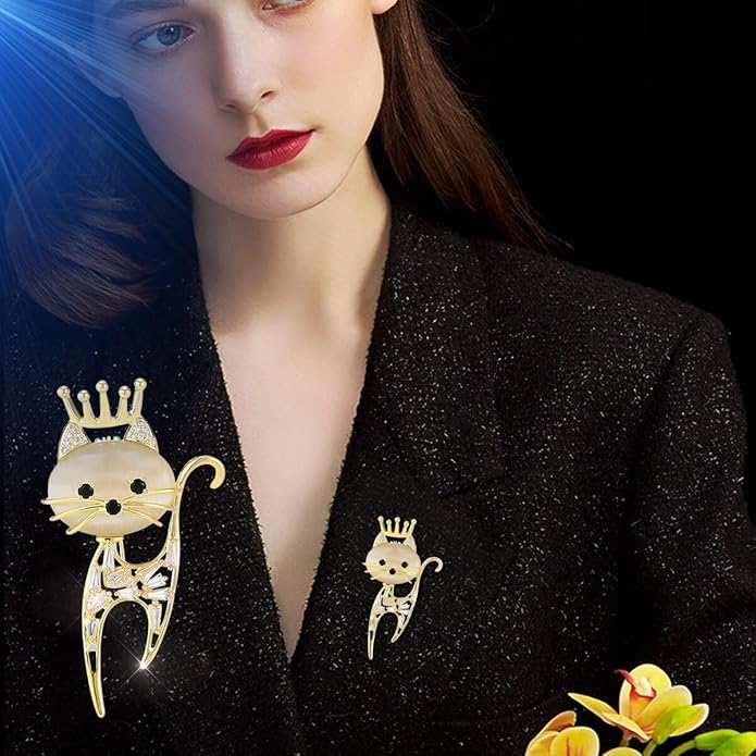 Animal Brooch Insect Bird Brooches Pearl Rhinestone Crystal Brooch 18k Gold-Plated Lapel Pins Jewelry Gifts Birthday Gifts for Women Men