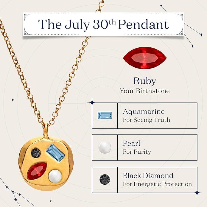 Birthdate 14k Gold Necklace for Women - 16-20in Adjustable 14 Karat Gold Chain with Lobster Clasp - Cadenas de Oro 14k Puro Para Mujer, Ladies Jewelry Birthstone