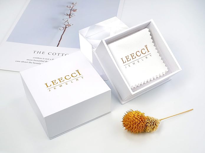 LEECCI Anchor Wave/Four Leaf Clover/Surfboard Necklace 925 Sterling Silver Anchor Pendant Jewelry Gift Graduation Gift for Men Women