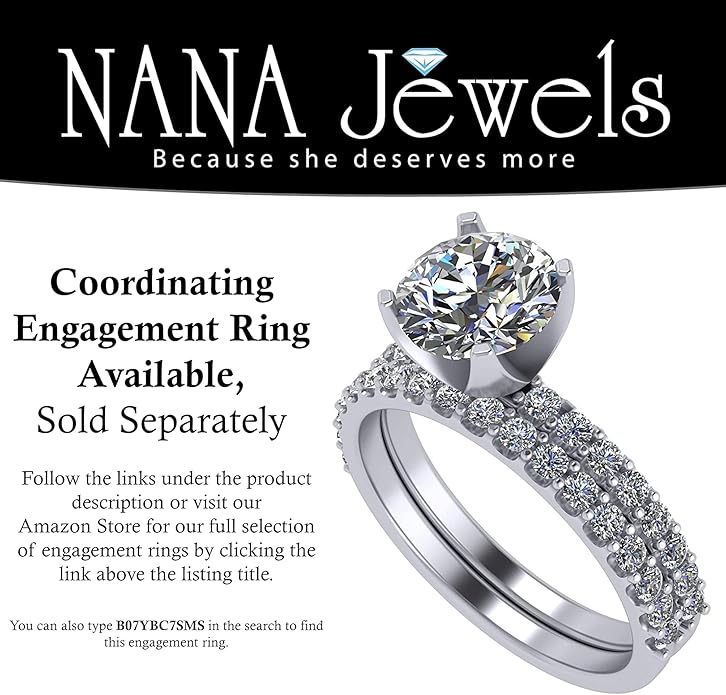 NANA Jewels Sterling Silver Engagement Rings for Women - Choose Simulated Morganite, Citrine, Aquamarine & More