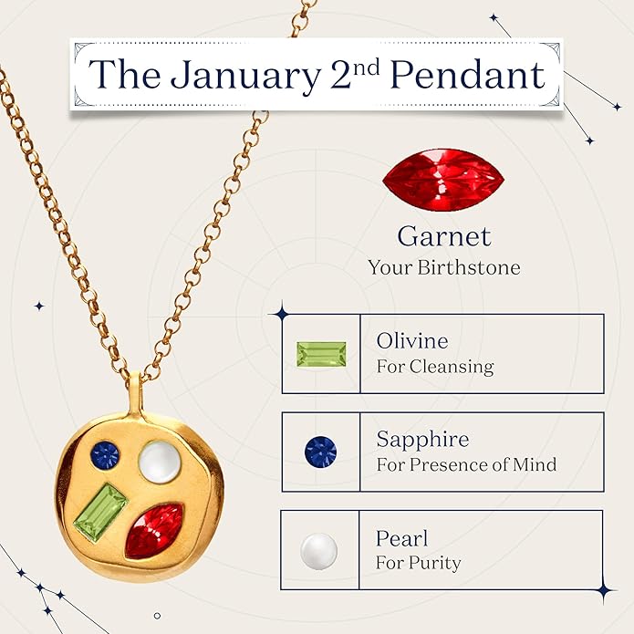 Birthdate 14k Gold Necklace for Women - 16-20in Adjustable 14 Karat Gold Chain with Lobster Clasp - Cadenas de Oro 14k Puro Para Mujer, Ladies Jewelry Birthstone