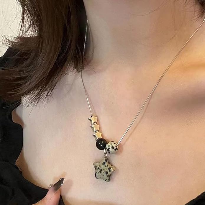 2 Pcs Y2k Accessories Y2k Necklace for Women Star Necklaces Grunge Necklace Grunge Accessories Grunge Jewelry for Women Men