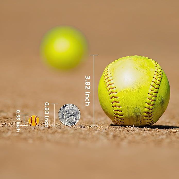 SmileBelle Sterling Silver Sports Earrings, Hypoallergenic Volleyball Earrings, Soccer, Basketball Baseball Softball Stud Jewelry for Women Mom as Game Day Gifts Sports Fan Teen Stuff Accessories
