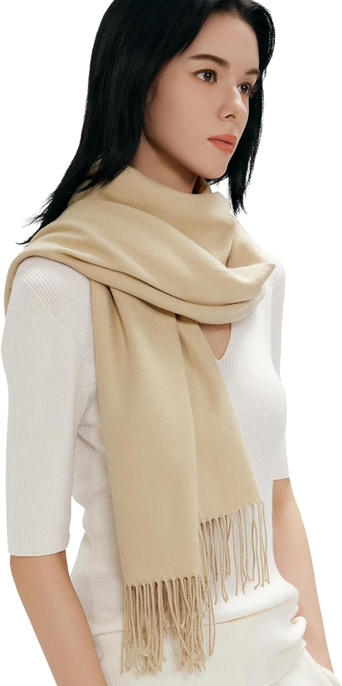 maamgic Women's Winter Scarf Soft Warm Scarf for Women Cozy Shawl Wraps for Women Lightweight Pashmina Style Wrap