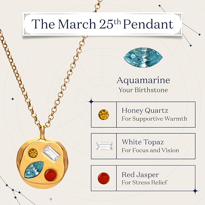 Birthdate 14k Gold Necklace for Women - 16-20in Adjustable 14 Karat Gold Chain with Lobster Clasp - Cadenas de Oro 14k Puro Para Mujer, Ladies Jewelry Birthstone