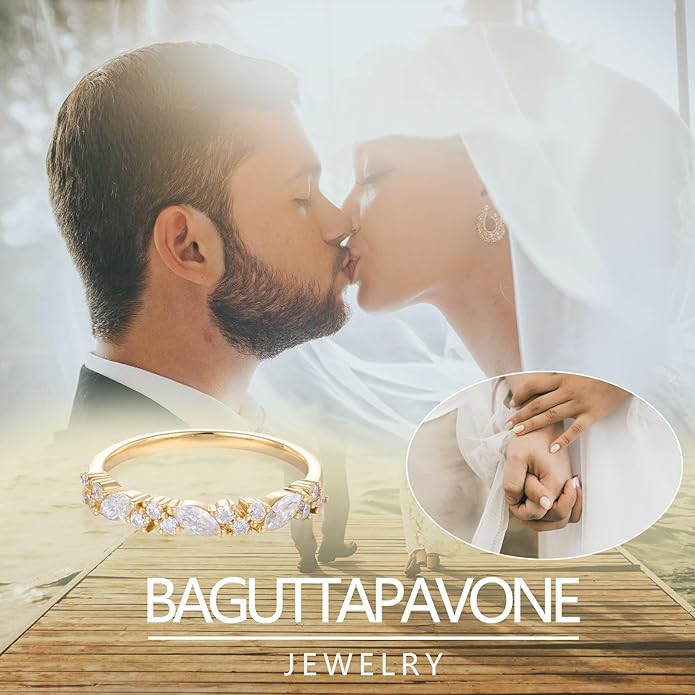 Engagement Rings for Women, 925 Sterling Silver Rings Moissanite Wedding Bands for Women, Promise Rings Gift Packed for Her Size 3-10