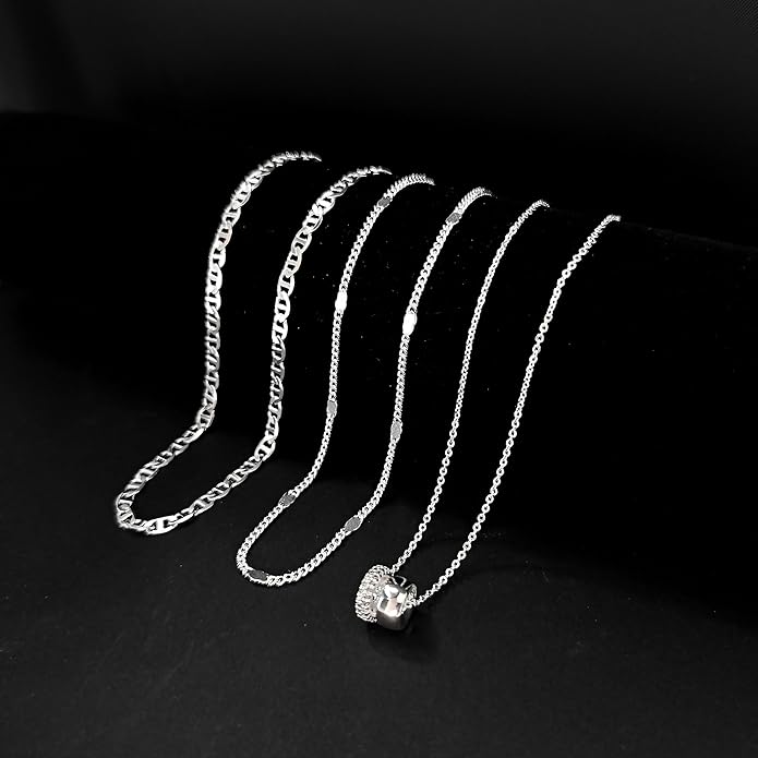 Gold Layered Necklaces for Women 14k Gold Plated Dainty Stackable Choker Necklaces for Women Trendy Layering Chain Cute Pendant Necklace Set Gold Jewelry for Women