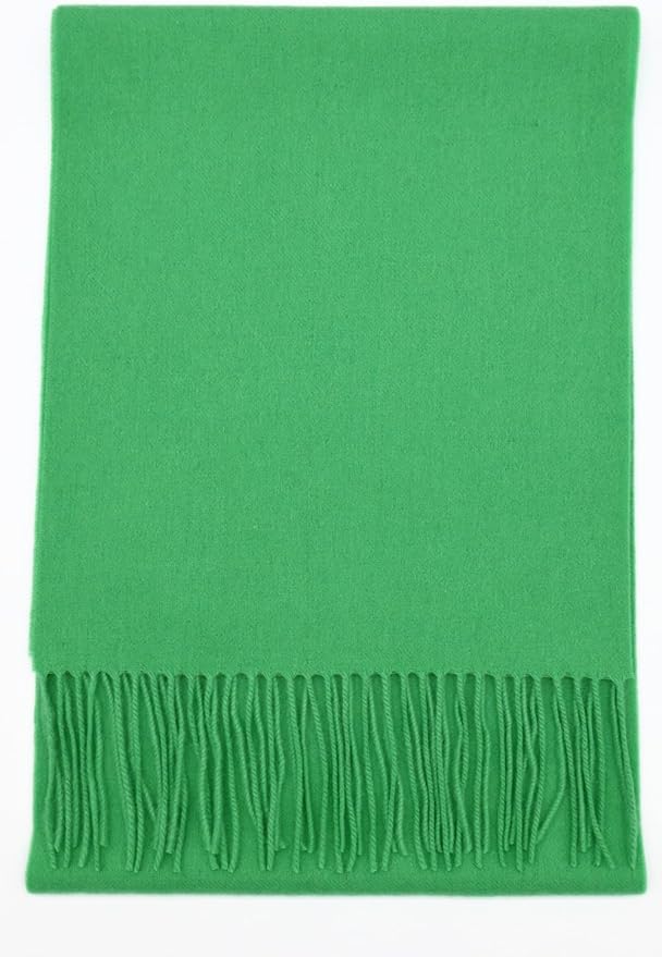 Alashan Cashmere Ultra-Fine Merino Wool and Cashmere Blend Woven Scarf -Luxe fabric-Lightweight- 72" x 12"