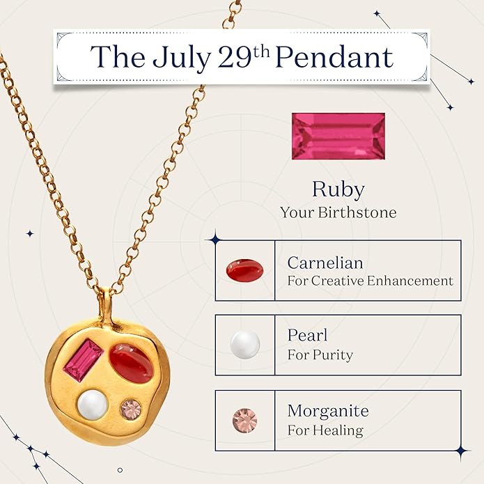 Birthdate 14k Gold Necklace for Women - 16-20in Adjustable 14 Karat Gold Chain with Lobster Clasp - Cadenas de Oro 14k Puro Para Mujer, Ladies Jewelry Birthstone