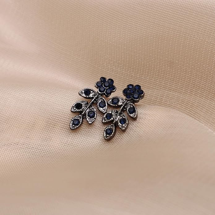 Austrian Crystal Rhinestone Choker Necklace Dangle Earring Link Bracelet Jewelry Set for Brides Bridesmaid Prom Costume Accessories for Women