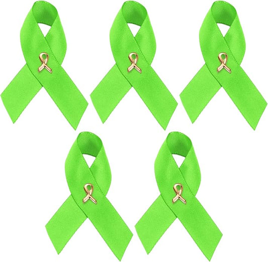 1/2/5/10/25/50/100pcs Satin Awareness Ribbon Pins (Pick your color), for Cancer & Disease Awareness, Bulk Quantities for Fundraising, Events, Gift Giving