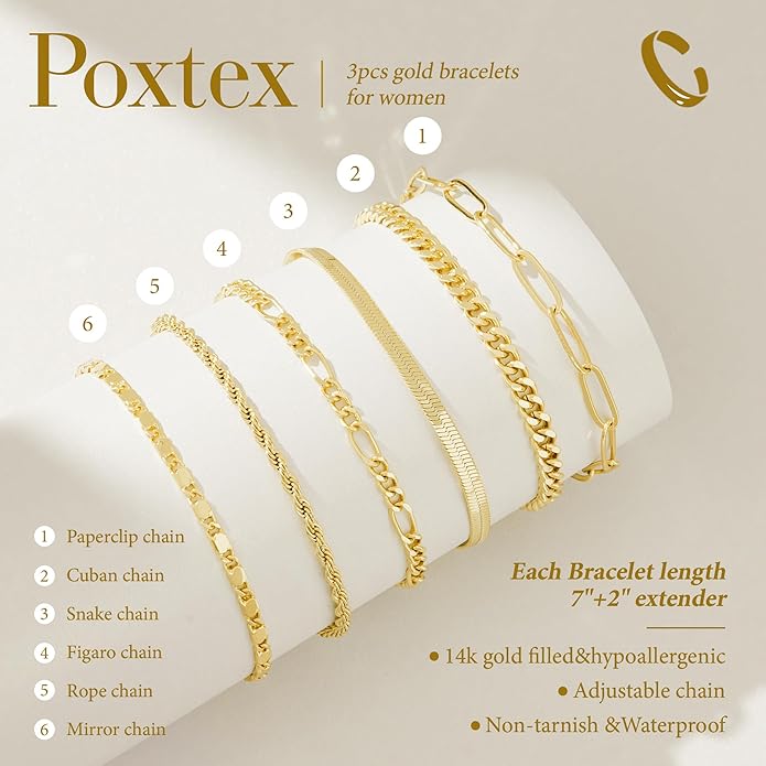 Silver Bracelets for Women Stack, Silver or Gold Plated Cuff Bangle Set, Trendy Silver Jewelry for Women Fashion