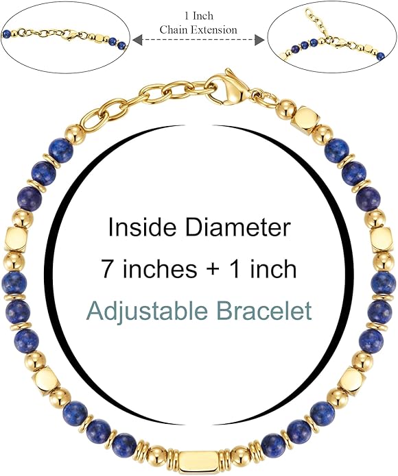 Beaded Bracelets for Women - Silver and Gold Boho Bracelets, Trendy Jewelry Gifts for Lover, Mom, Friends