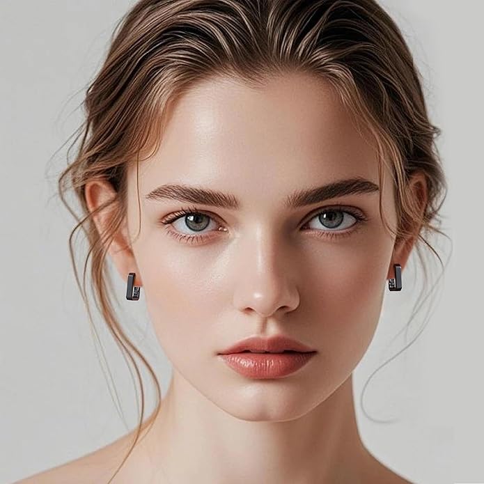 Gacimy Gold Huggie Hoop Earrings for Women 14k Gold Plated, Small Hoop Earrings for Women, 1/2 Inch Yellow Color Earrings for Women