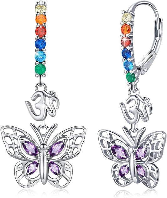 925 Sterling Silver Animals and Plants Dangle Drop Earrings for Women Hypoallergenic Gift for Women Mom Wife Her, Mother’s Day, Birthday, Anniversary