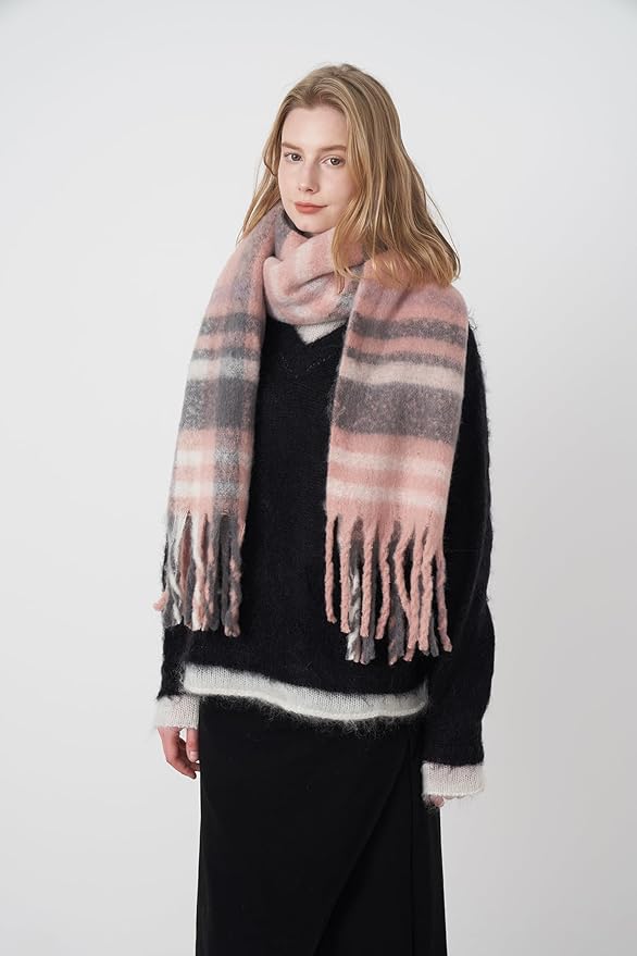 Halemet Vintage Scarfs for Women Warm Shawls and Wraps for Evening Dresses Soft Poncho Coat Thick Cardigan Wrap Cozy 2026