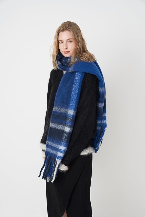 Halemet Vintage Scarfs for Women Warm Shawls and Wraps for Evening Dresses Soft Poncho Coat Thick Cardigan Wrap Cozy 2026
