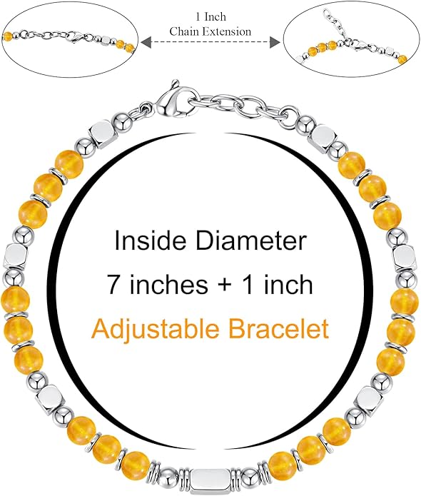 Beaded Bracelets for Women - Silver and Gold Boho Bracelets, Trendy Jewelry Gifts for Lover, Mom, Friends