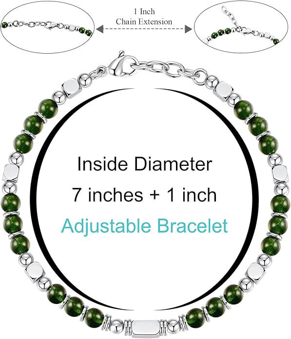 Beaded Bracelets for Women - Silver and Gold Boho Bracelets, Trendy Jewelry Gifts for Lover, Mom, Friends