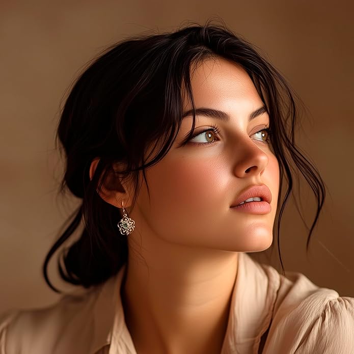 NOVICA Gold Plated Sterling Silver Half Hoop Earrings | Artisan Crafted | Slim Bali | No Gemstone | Push Back | Hypoallergenic Jewelry | Lead & Nickel Free | 'Bright' 1.3" L x 1.3" W x 0.1" D