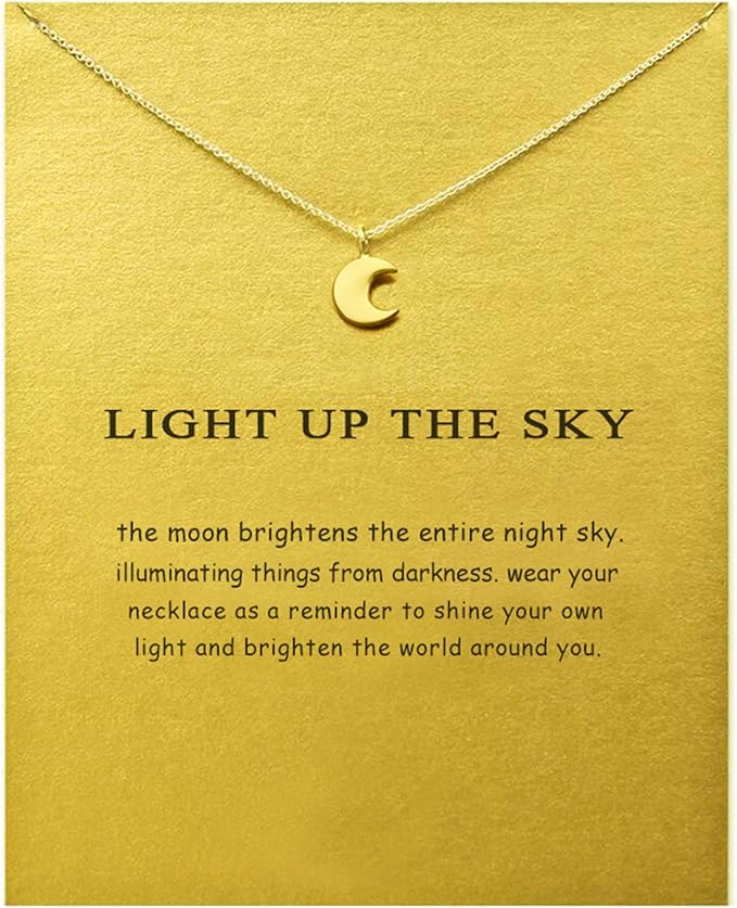 Hundred River Friendship Anchor Compass Necklace Good Luck Elephant Pendant Chain Necklace with Message Card
