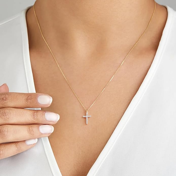 Gold Necklace for Women-14k Gold Plated Infinity Necklace Star Of David Necklace Evil Eye Cross Pendants Heart Dainty Gold Necklace For Women